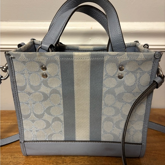 Coach Dempsey baby blue tote - Picture 5 of 11